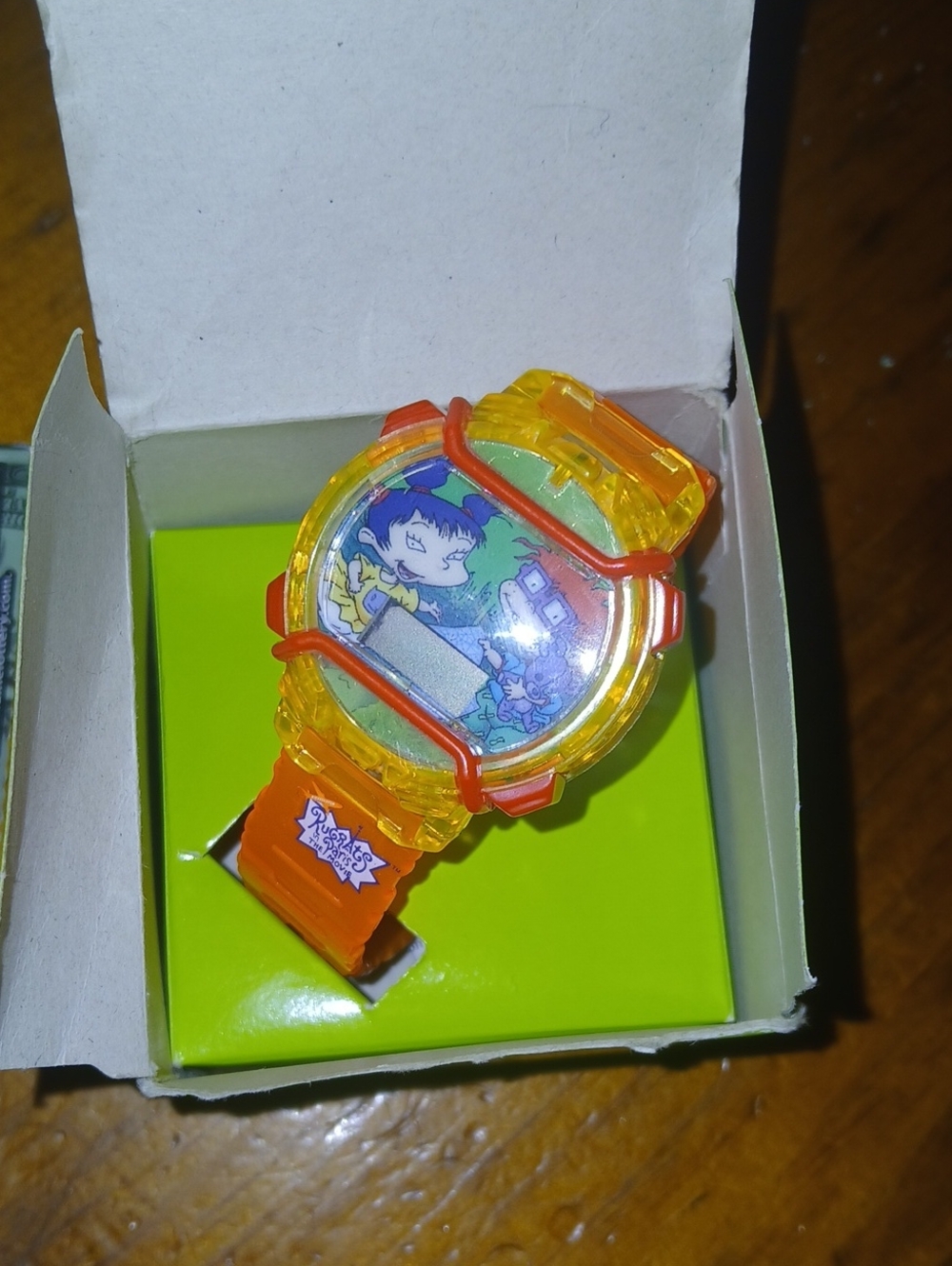 Nickelodeon Rugrats Kids Orange Watch Vintage 2000